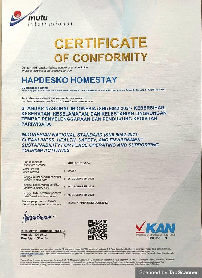 Hapdesko * Batam